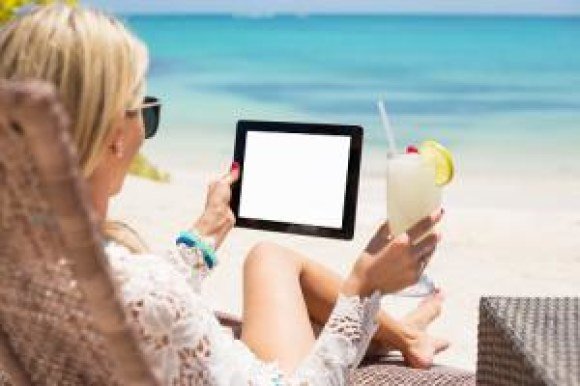 verizon tablet beach