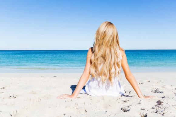 beautiful beach hair